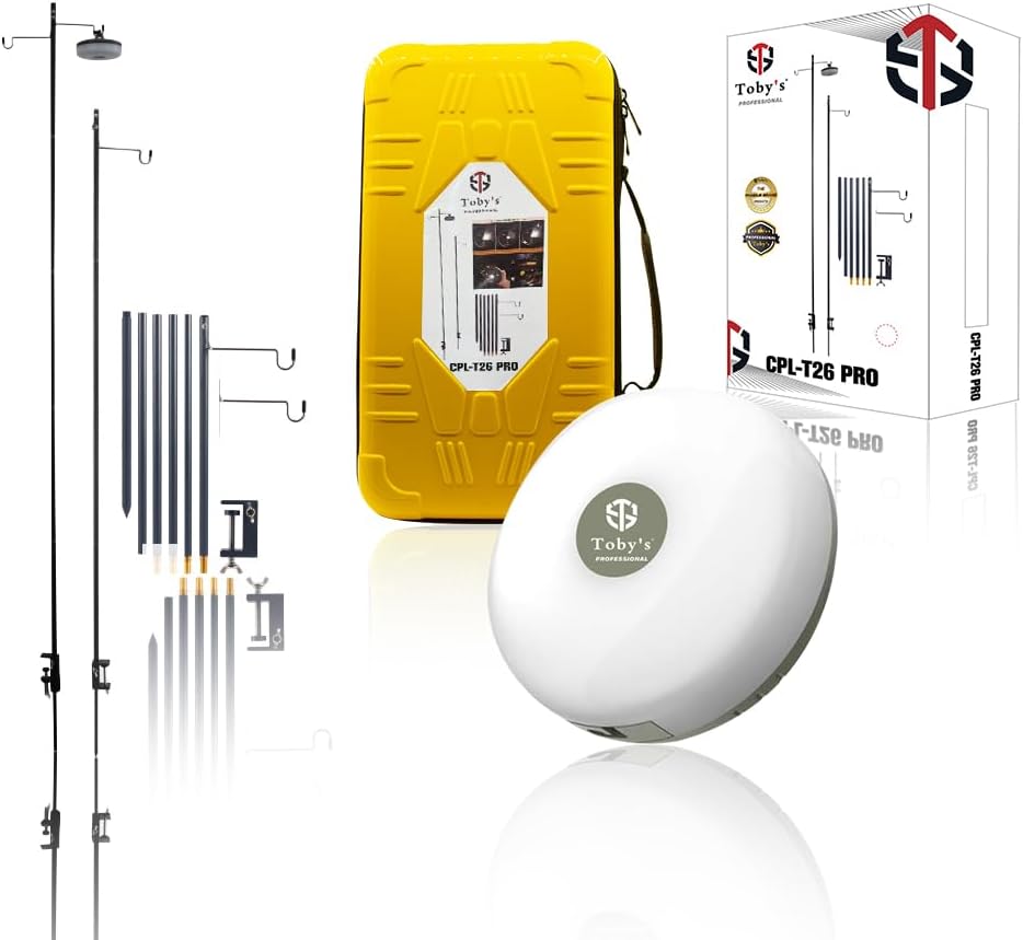 Toby’s CPL T26 PRO Outdoor LED Camping Lamp | USB-C Rechargeable, Magnetic Mount, Multi-Mode